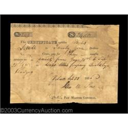 Velasco, TX - Republic of Texas Treasury Warrant $24.00 Sept. 28, 1836 Medlar 6Signed by George M. P
