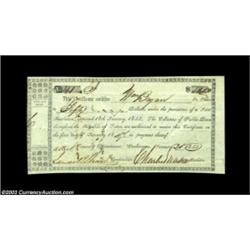 Washington, TX - Republic of Texas Treasury Warrant $50.00 Jan. 20, 1843 Cr. W2 Medlar 5A scarce iss