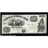 Image 1 : Hydepark, VT- The Lamoille County Bank $50 May 21, 1855 G14 ProofAn attractively vignetted Proof exa
