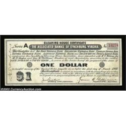 Lynchburg, VA- The Associated Banks of Lynchburg, VA (Lynchburg Clearing House Association) $1 Nov.