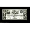 Image 1 : Wheeling, VA- The Merchants & Mechanics Bank $5 Proof Haxby UNL Jones UNLAn extremely rare Proof of