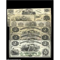 Miscellaneous Obsoletes.Salisbury, MD - Somerset & Worcester Savings Bank (3) $2 Nov. 1, 1862 CU, CU