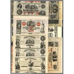 Uncut Sheets.New London, CT - Union Bank in New London $3-$10-$20-$50 Uncut Sheet G176a-G216a-G230a-