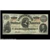 Image 1 : T57 $100 1863. A pretty Choice Crisp Uncirculated Lucy Pickens note with a broad lower margin and a