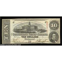 T59 $10 1863. Choice About Uncirculated.  Important notice: Heritage usually auctions material at th