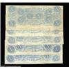Image 2 : T59 $10 1863. A group of five notes, all cut cancelled, and ranging in grade from Very Fine to Extre