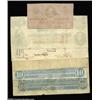 Image 2 : Assorted Confederate Type Notes. Included are a T36 $5 1861 (Fine-VF, CC), T39 $100 1862 (XF), T41 $