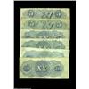 Image 2 : 1863 Confederates. A group of six 1863 CSA type notes, including four T58 $20s and two T60 $5s. The