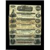 Image 1 : 1862 Confederate $100s. A nice group of six notes, including three T39s, a T40, and two T41s. One of