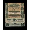 Image 1 : 1864 Confederates. A nice group of late CSA issues, including a contemporary counterfeit T65 $100, a