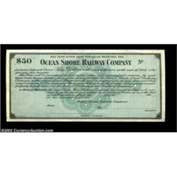 San Francisco, CA- Ocean Shore Railway Company $50In the same style (and coming in the same consignm