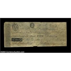 New London, CT - Union Bank $5 1812 C186A presentable example of this early counterfeit with a small
