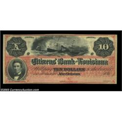 New Orleans, LA - Citizen's Bank of Louisiana $10 186__ Remainder G26a.The well known "Dix" note. Un