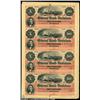 Image 1 : New Orleans, LA - Citizens' Bank of Louisiana $10-$10-$10-$10 Uncut Sheet G26a-G26a-G26a-G26aA secon