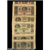 Image 1 : New Orleans, LA - Citizens' Bank of Louisiana $5-$5-$5-$5 Uncut Sheets (2) G12c-G12c-G12c-G12c, $20-