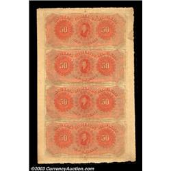 New Orleans, LA - Citizens' Bank of Louisiana $50-$50-$50-$50 Uncut Sheets (2) G40a-G40a-G40a-G40a,