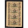 Image 6 : New Orleans, LA - Citizens' Bank of Louisiana $50-$50-$50-$50 Uncut Sheets (2) G40a-G40a-G40a-G40a,