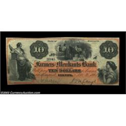 Elkton, MD - Farmers and Mechanics Bank $10 November 10, 1864 G10bA nice match for the $5 from this