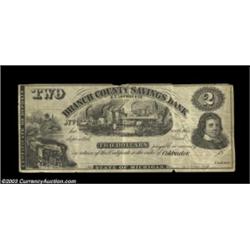 Coldwater, MI- A.T. Lanphere & Co. $2 Bowen 1A tougher piece of Michigan scrip payable at the Branch