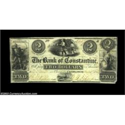 Constantine, MI- The Bank of Constantine $2 July 1, 1839 G4 Bowen 3A rare note, particularly in this