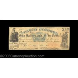 A Mississippi Pair$2.50 Nov. 1, 1862 Cr. 27 VF; $3 Nov. 1, 1862 Cr. 26 VF.   2  Important notice: He