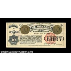 Butte City, MT- The Montana Mining, Loan & Investment Company 10¢ July 20, 1896The first of a group