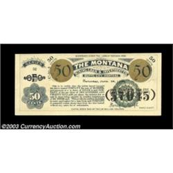 Butte City, MT- The Montana Mining, Loan & Investment Co. 50¢ June 20, 1896As nice as we've ever see