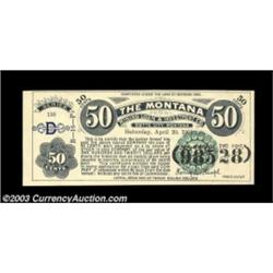 Butte City, MT- The Montana Mining, Loan & Investment Co. 50¢ April 20, 1901Another nice 50¢ example