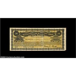 Butte, MT- The Montana Mining, Loan & Investment Co. 50¢ April 21, 1902The second format used by thi