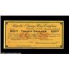 Image 1 : Rhyolite, NV- Rhyolite Clearing House $20 Nov. 30, 1907Highest denomination in this offering, and a