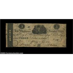 Albany, NY- The Mechanics & Farmers Bank $3 Jan. 15, 1815 C28A nicely executed contemporary counterf