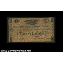 Albany, NY- The New York State Bank 2¢, 3¢ Sept. 13, 1815 G4, UNL Harris 171, 172Two pieces, the 2¢