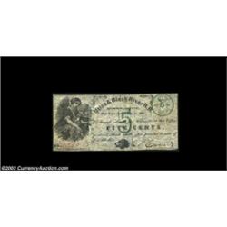 Alder Creek Station, NY- Utica & Black River R.R. 5¢ Sept. 25, 1862 Harris 1This note comes from a s