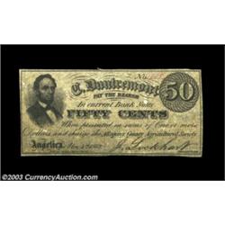 Angelica, NY- C. Dautremont (Allegany County Agricultural Society) 50¢ Nov. 4, 1862 Harris 4The Harr
