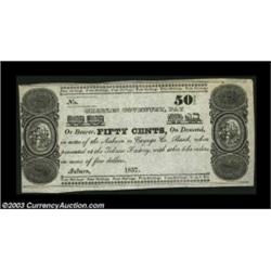 Auburn, NY- Charles Coventry 50¢ 1837 Harris 13The Harris plate example of this very rare note, deno