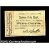 Image 1 : Auburn, NY- W.J. Sutton 5¢ Nov. 1, 1862 Harris 25The Harris plate note and the sole denomination lis