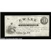Image 1 : Ballston Spa, NY - E.W. Lee 50¢ November 1, 1862These notes were redeemable at the issuer's store at