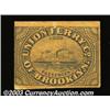 Image 1 : Brooklyn, NY - Union Ferry Co. of Brooklyn.  Foot Passenger PassAn orange cardboard chit valid for o