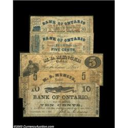 Canandaigua, NY- John Cowens 10¢ Oct. 1, 1862 Harris 27; L.B. & W.P. Gunn (Canandaigua Hotel) 5¢, 20