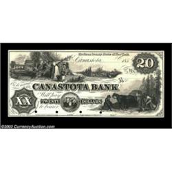 Canastota, NY - Canastota Bank $20 Proof G10A Proof example of Haxby G10 with four POC. Uncirculated