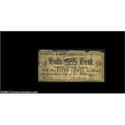 Castle Creek Lock, NY- J. Doxtrader & Co. 50¢ Nov. 1, 1862 Harris 4The only note listed for this obs