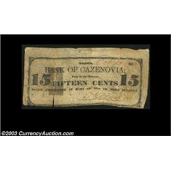 Cazenovia, NY- D.E. Haskell 15¢ Oct. 30, 1862 Harris 5The only piece listed for this issuer, with th