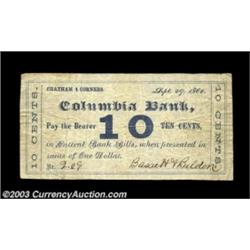 Chatham Four Corners, NY - Bassett & Belden 10¢ Sept. 29, 1862 Harris 6A fractional merchant's scrip