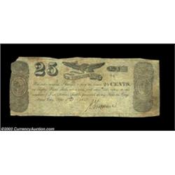 Clay, NY- J. Freeman 25¢, 50¢ (2) Sept. 1, 1837, Sept. 15, 1837 Harris 1, 3, 4Three pieces, includin