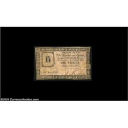Coxsackie, NY- Coxsackie Change Association 6¢ Sept. 22, 1814 Harris 10A very rare early note which