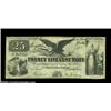 Image 1 : Delhi, NY- Graham & Murray 25¢, $5 Jan. 1, 1861 Harris 7, 12A rare pair of full size scrip notes fro