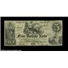 Image 3 : Delhi, NY- Graham & Murray 25¢, $5 Jan. 1, 1861 Harris 7, 12A rare pair of full size scrip notes fro