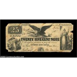 Delhi, NY - Graham & Murray 25¢ Jan. 1, 1861 Harris 7A well circulated example of a fractional merch