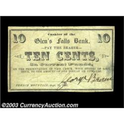 French Mountain, NY- George Brown 10¢ Sept. 22, 1862 Harris 5The Harris plate example and the only n