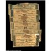 Image 1 : German Flatts, NY- Thomas Gillespie & Son 3¢, 6¢, 12¢, 25¢, 50¢, 75¢ Jan. 10, 1816 Harris 4-9Six pie